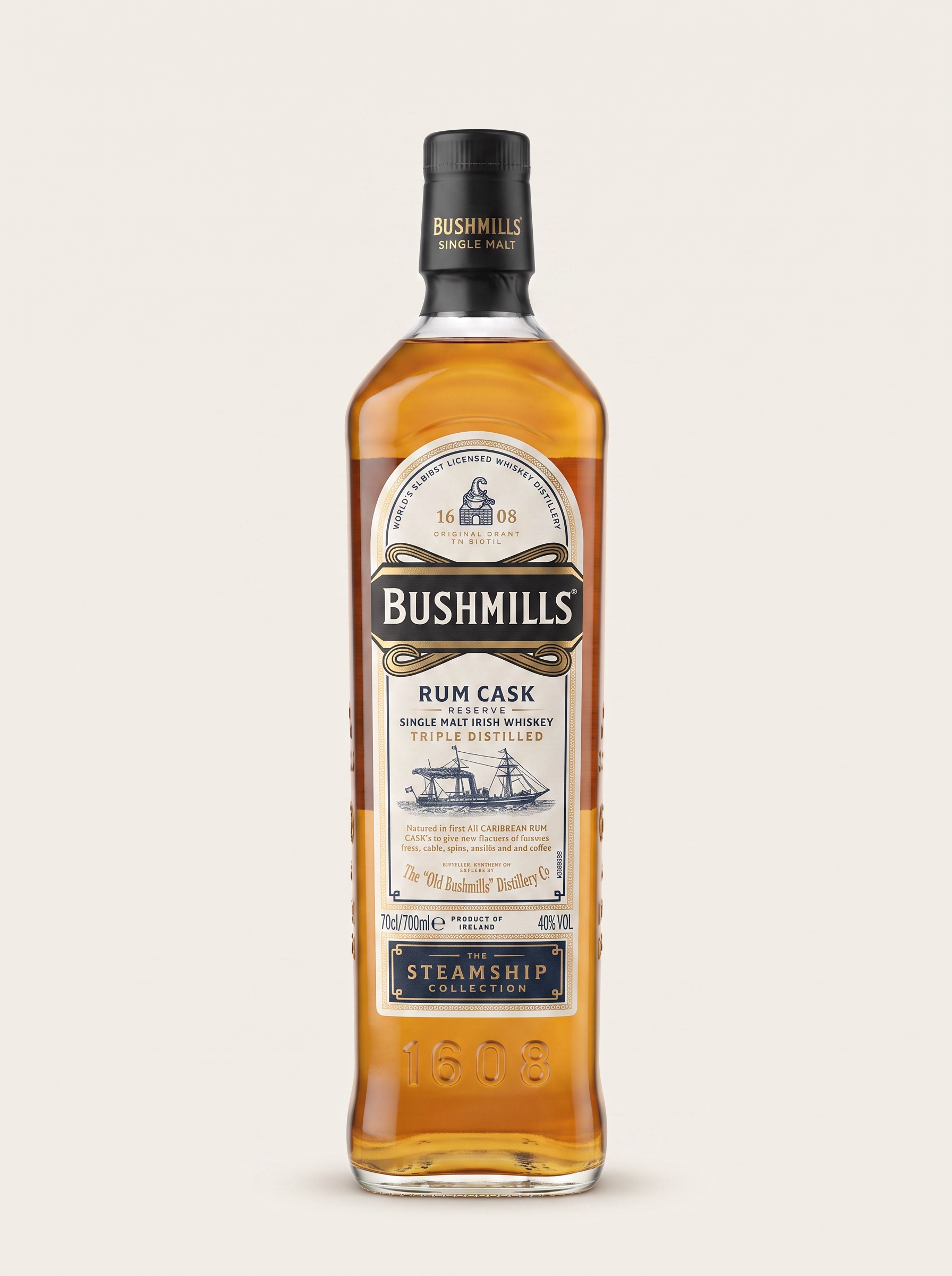 Bushmills Steamship collection rum cask triple reserve
